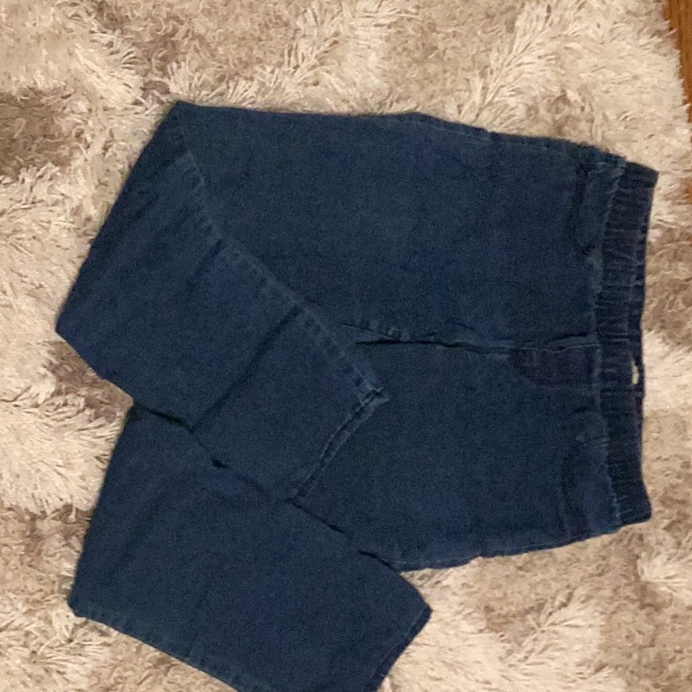 Blue jeggings